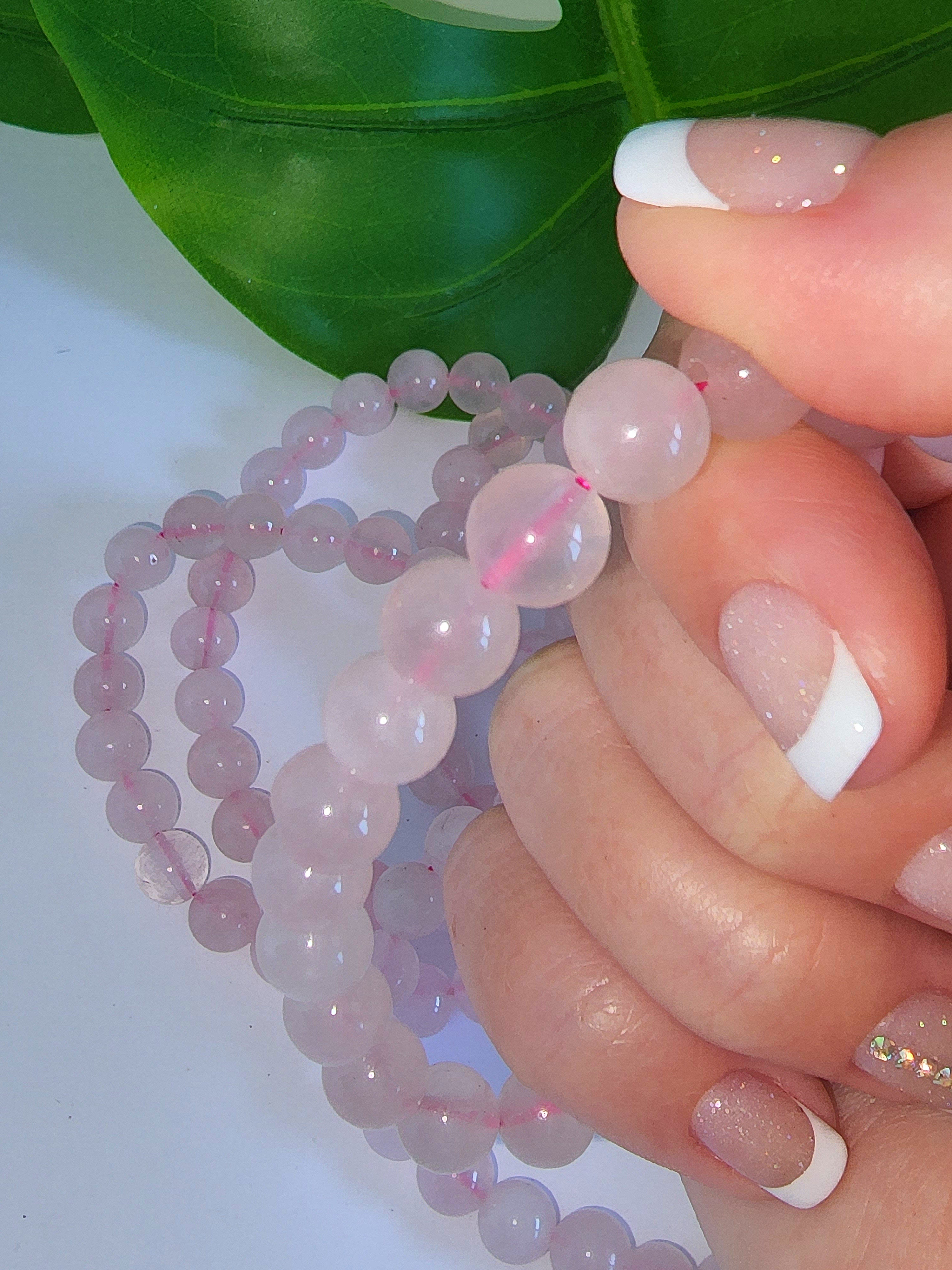 Rose Quartz Stretch Bracelet