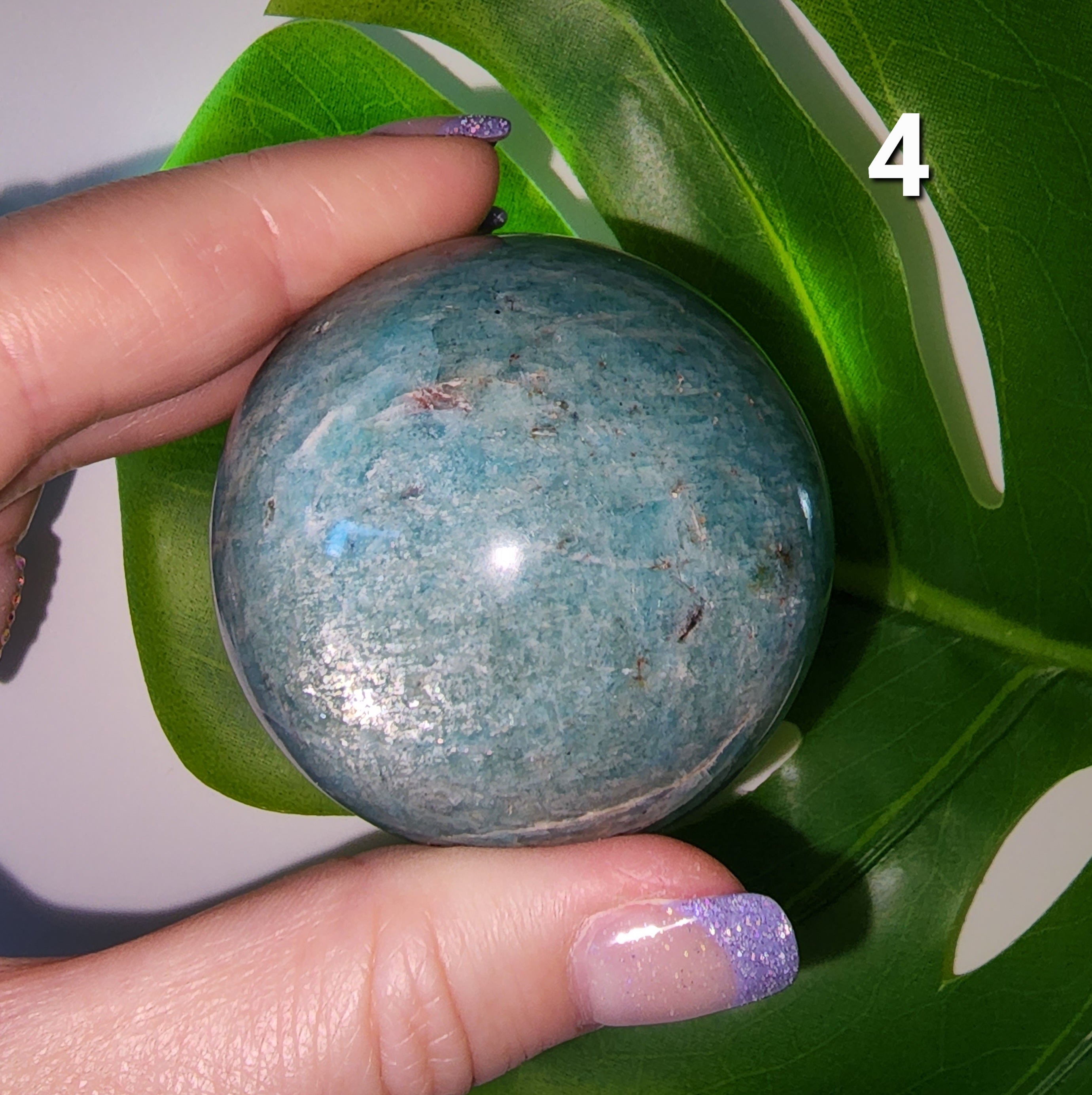 Amazonite sphere