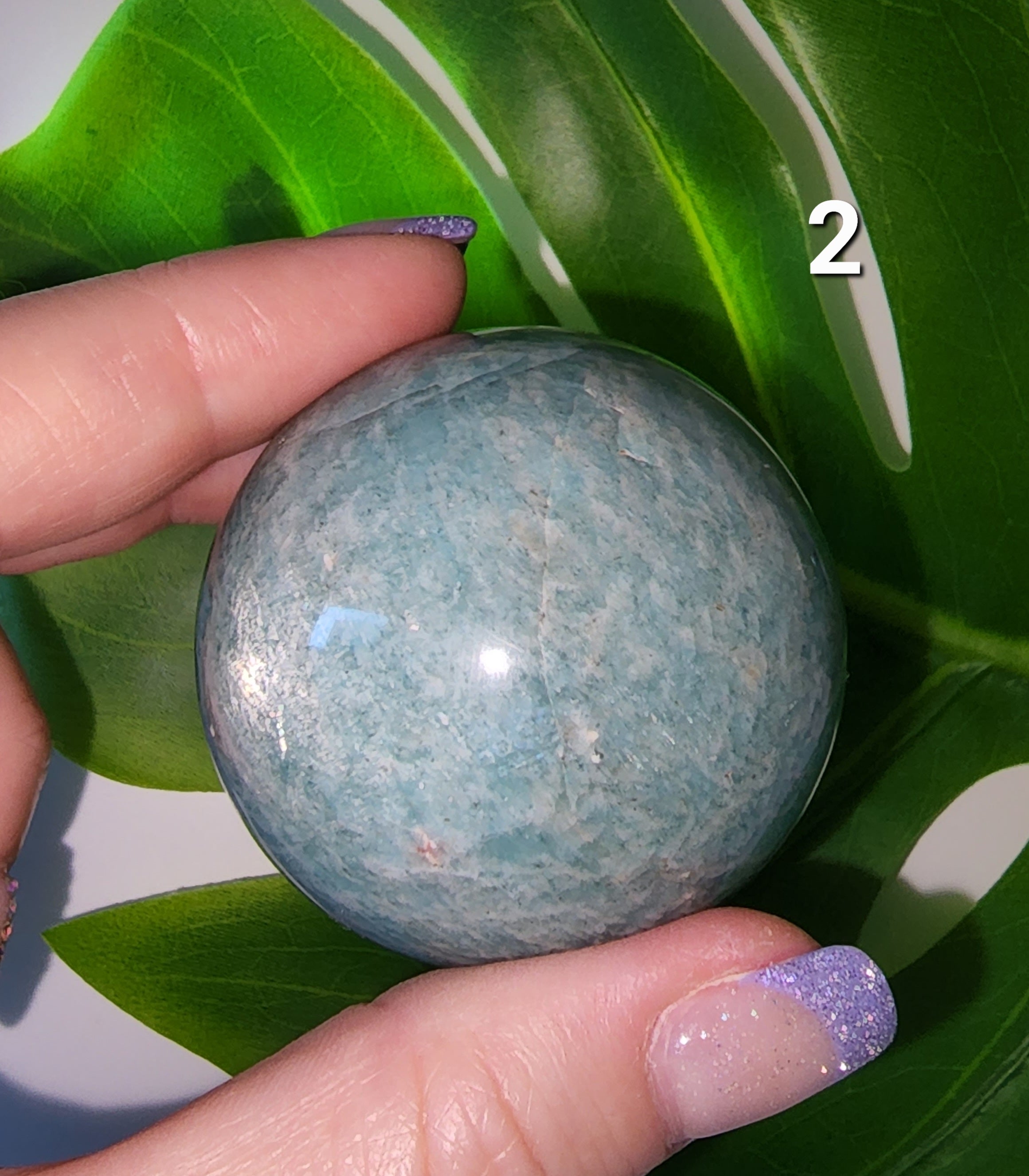 Amazonite sphere