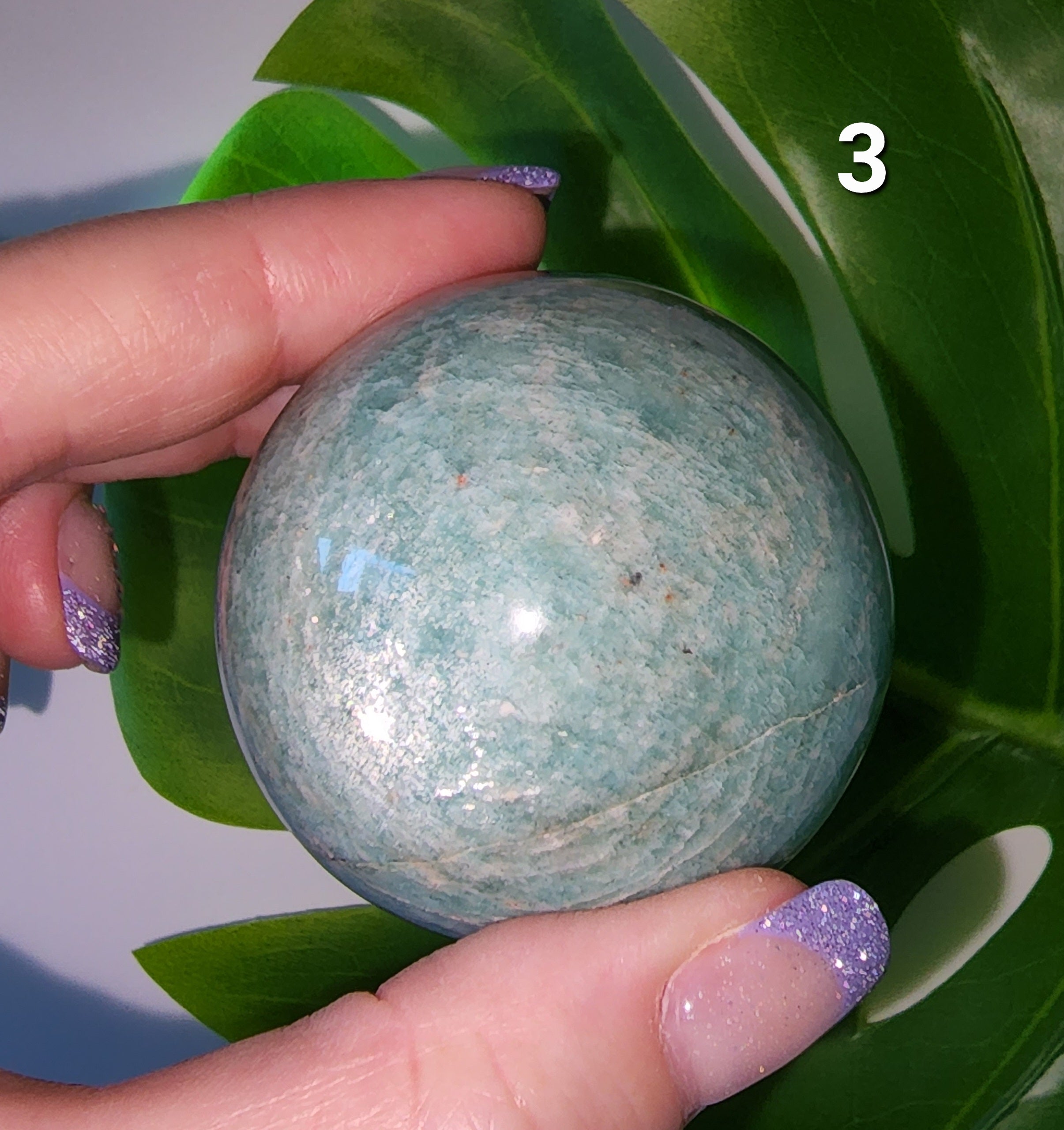 Amazonite sphere