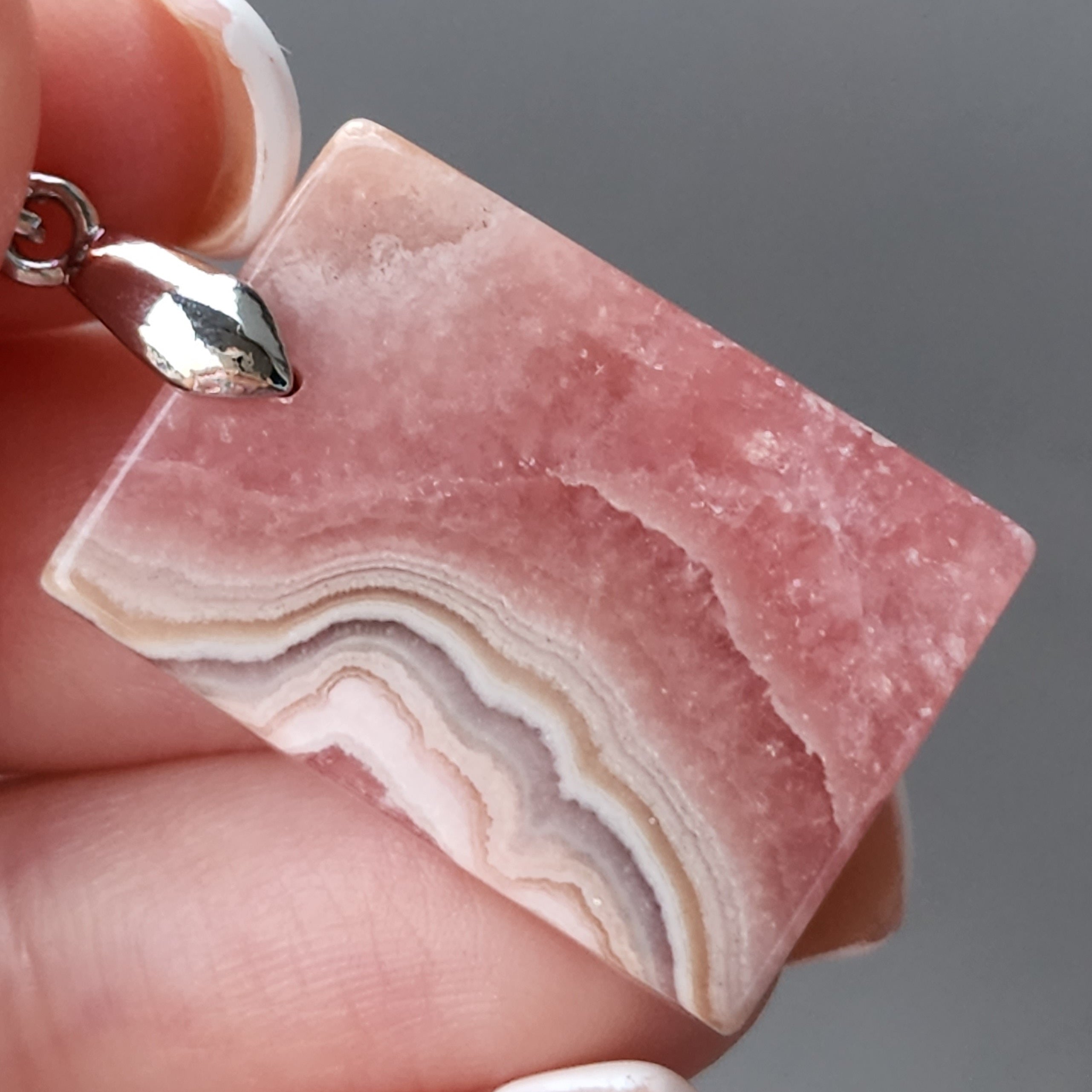 Rhodochrosite Necklace B