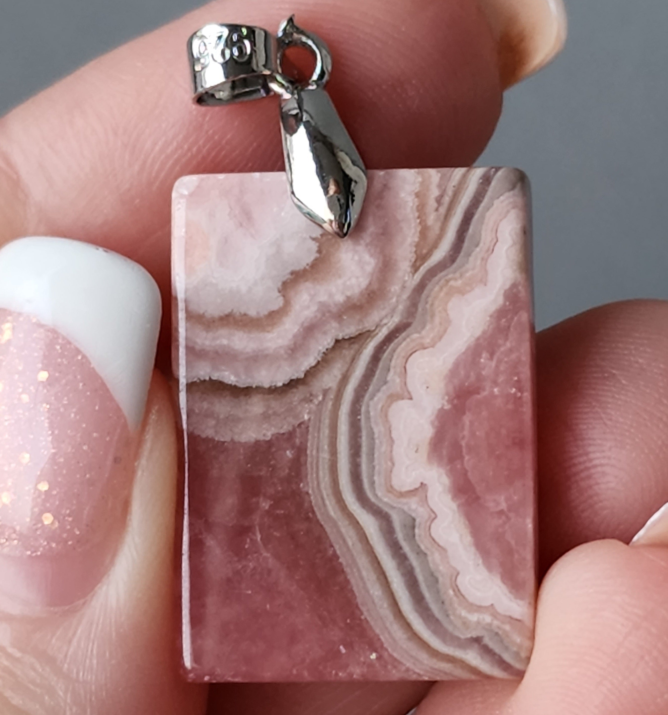 Rhodochrosite Necklace B