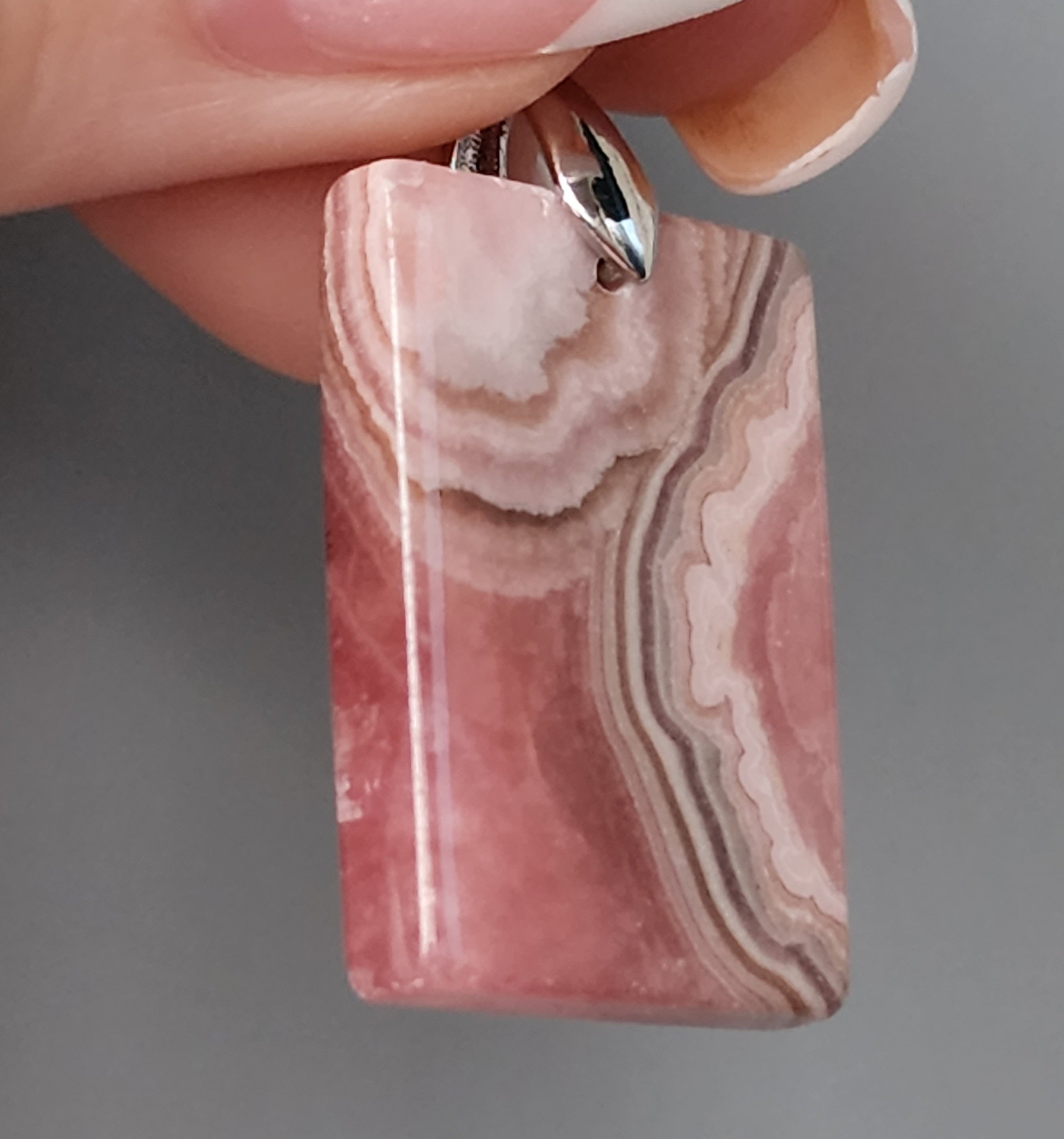 Rhodochrosite Necklace B