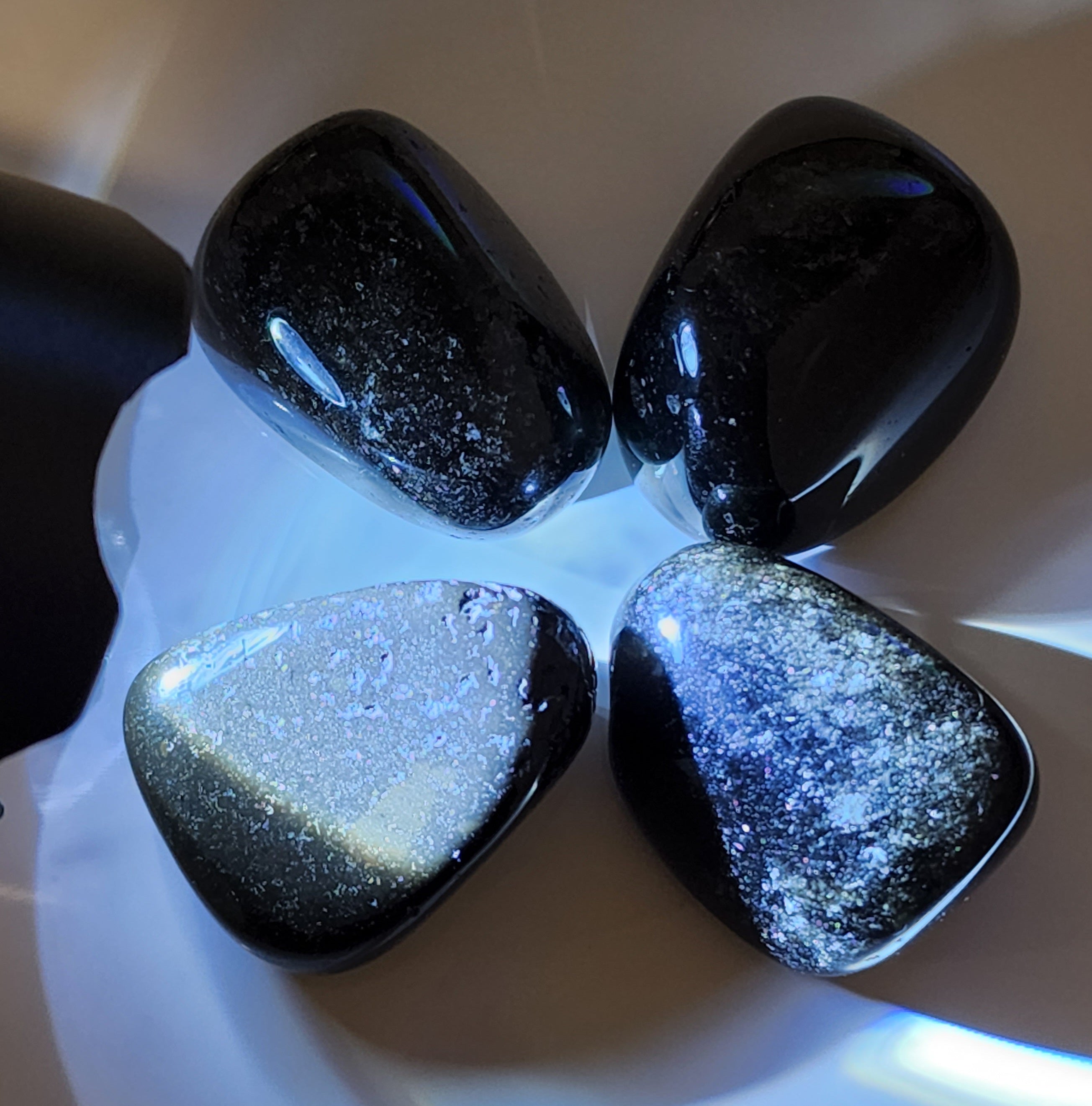 Silver Obsidian Tumble