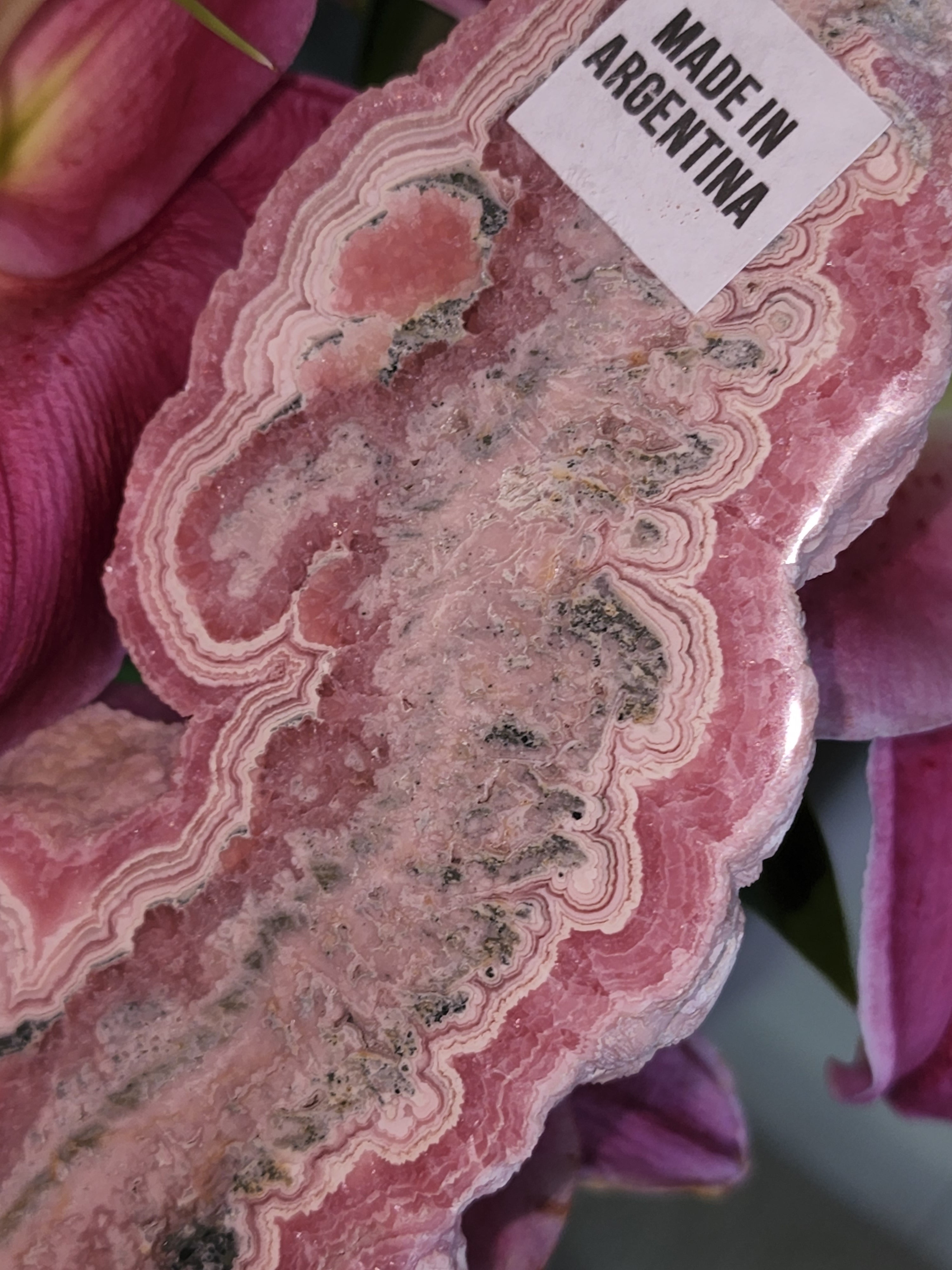 Rhodochrosite big slab