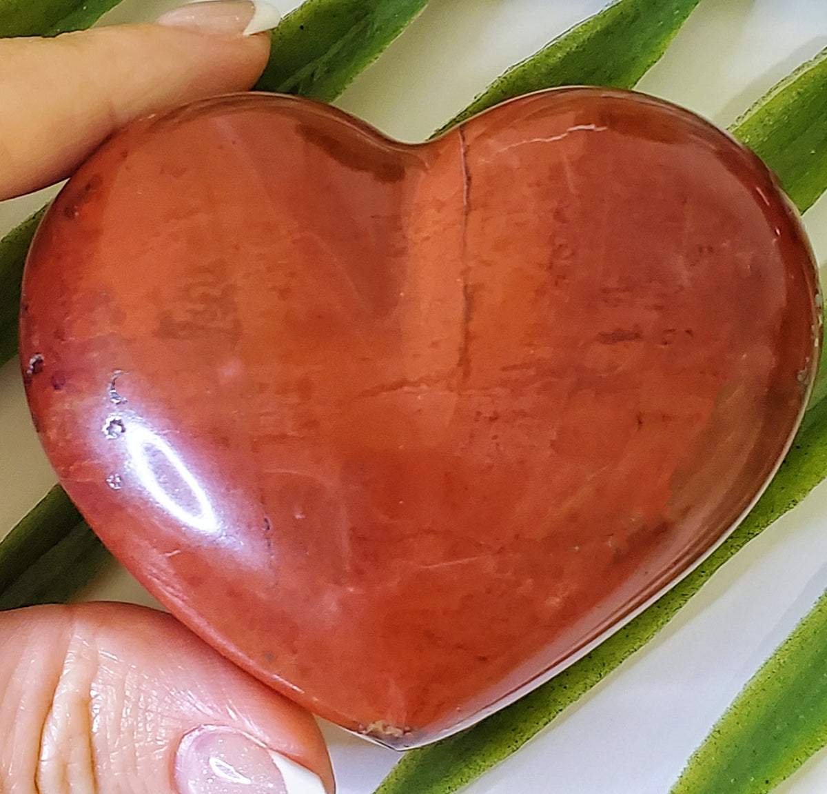 Chestnut Jasper Heart