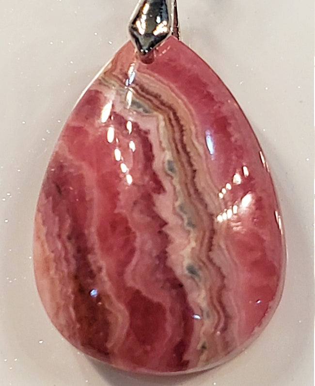 Rhodochrosite Necklace A